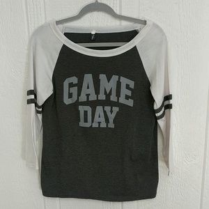 Game Day Raglan Size Small